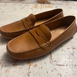 Classic Tan Leather Loafers